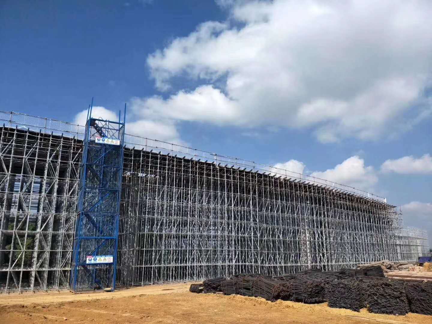 盤扣腳手架搭建周期短，經(jīng)濟效益好！